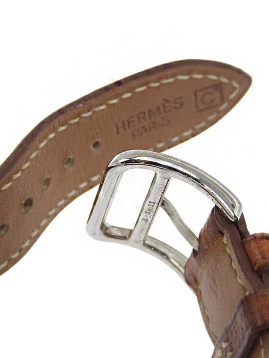 HERMES Belt watch Watches BE1.210 WhiteDial Stainless Steel Quartz Analog ... main image 6